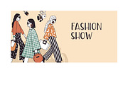 Fashion show banners and posters, a Decorative Illustration by Good Studio (Thumbnail 7 of 11)