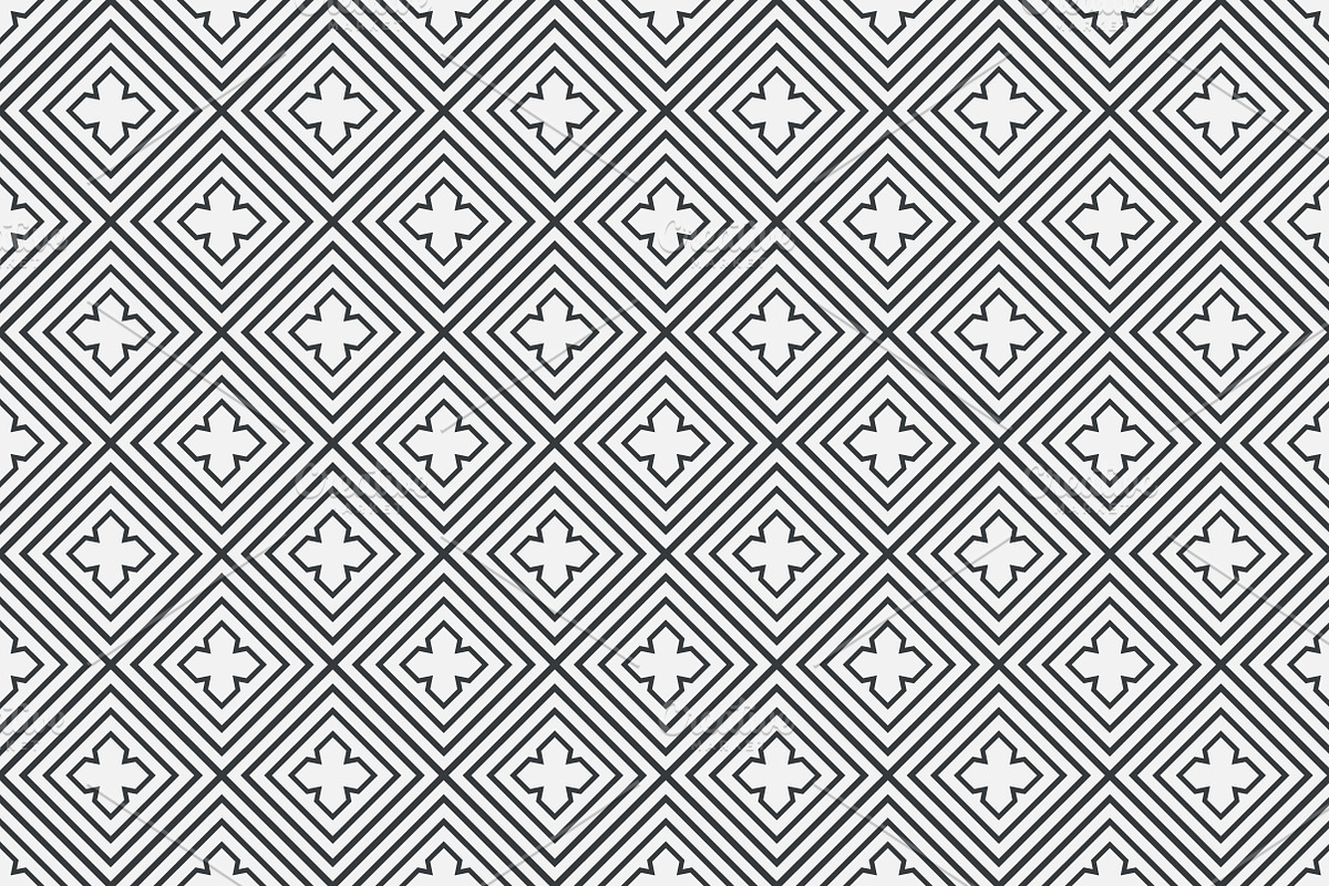 Modern linear seamless patterns, a Pattern Graphic by pattern shop (Photo 8 of 9)