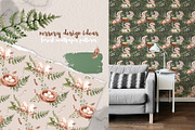 Easter Bunnies. Watercolor forest, an Animal Illustration by Alamella (Thumbnail 5 of 12)