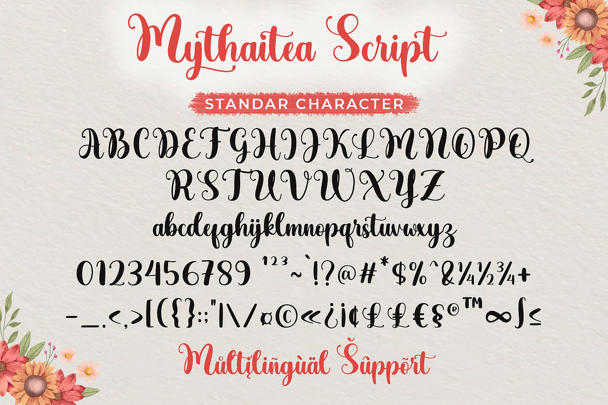 Script Mythaitea, a Script Font by Gatype (Photo 6 of 8)