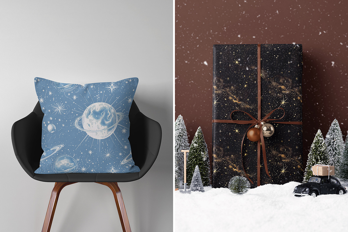 Astronomy Patterns & Prints, a Pattern Graphic by Ninterints (Photo 10 of 17)
