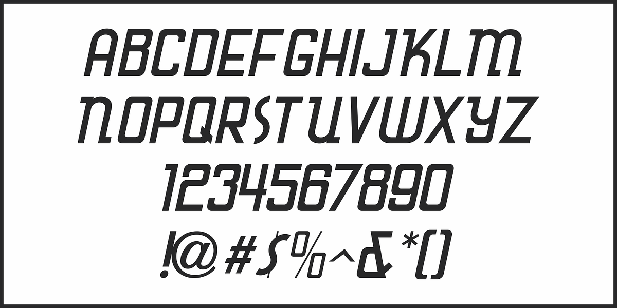 Hybrid Deco JNL, a Font by Jeff Levine Fonts (Photo 5 of 5)