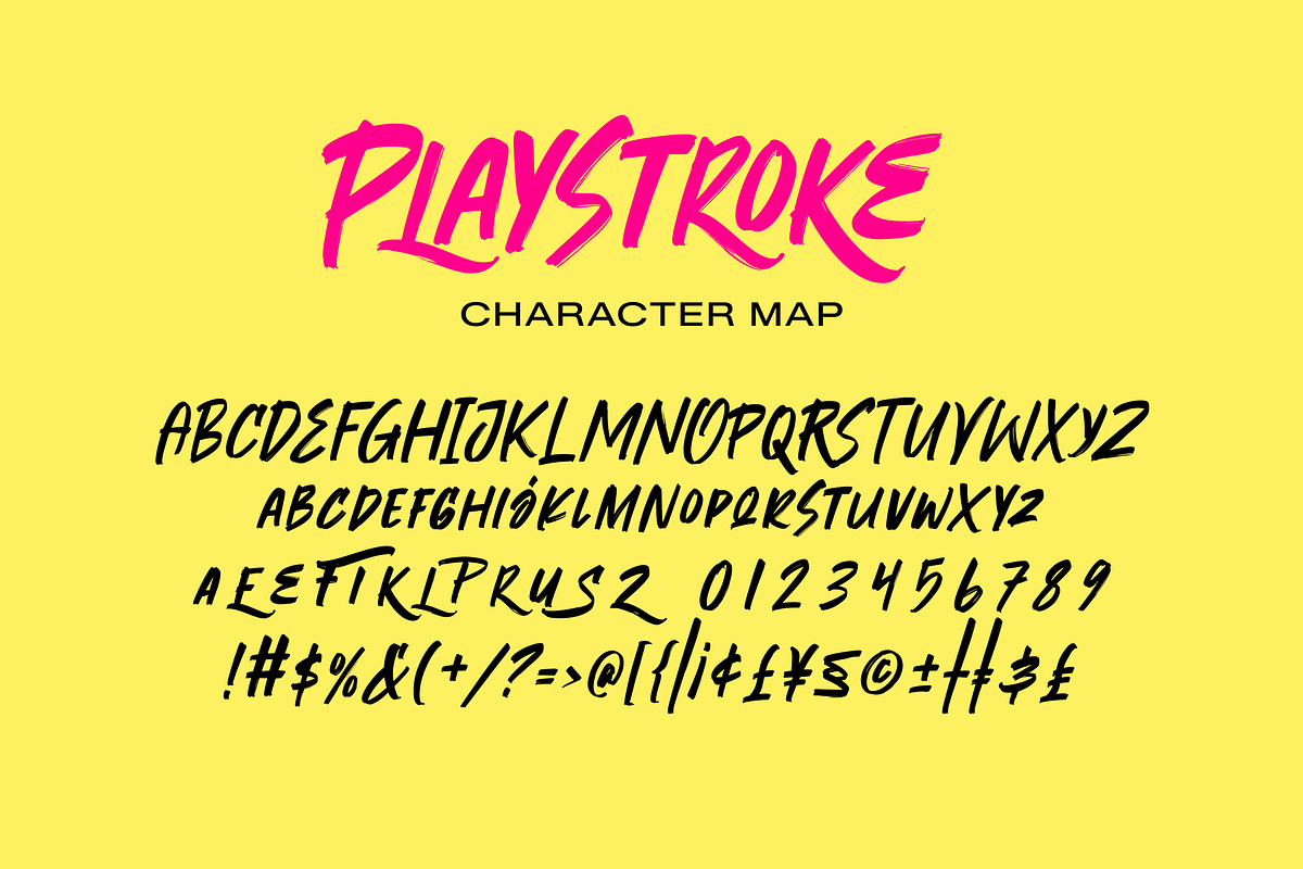 Playstroke – Urban Brush Font, a Script Font by Vampstudio (Photo 7 of 7)