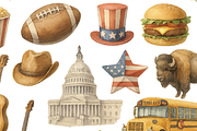 American Heritage Symbol Set, an Object Graphic by RT Studio (Thumbnail 4 of 4)