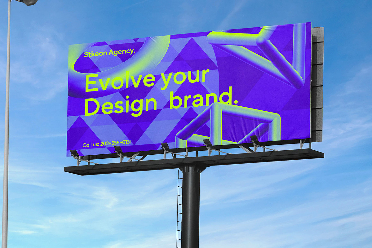 Billboard Poster Street Mockup, an Advertising Mockup by Asylab (Photo 4 of 5)