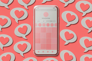Smartphone Screen Mockup, an iPhone Mockup by skybluecreative