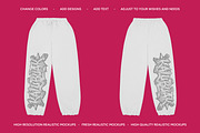 Streetwear Apparel Templates, a Bottom Mockup by AtelierDuVow (Thumbnail 7 of 10)