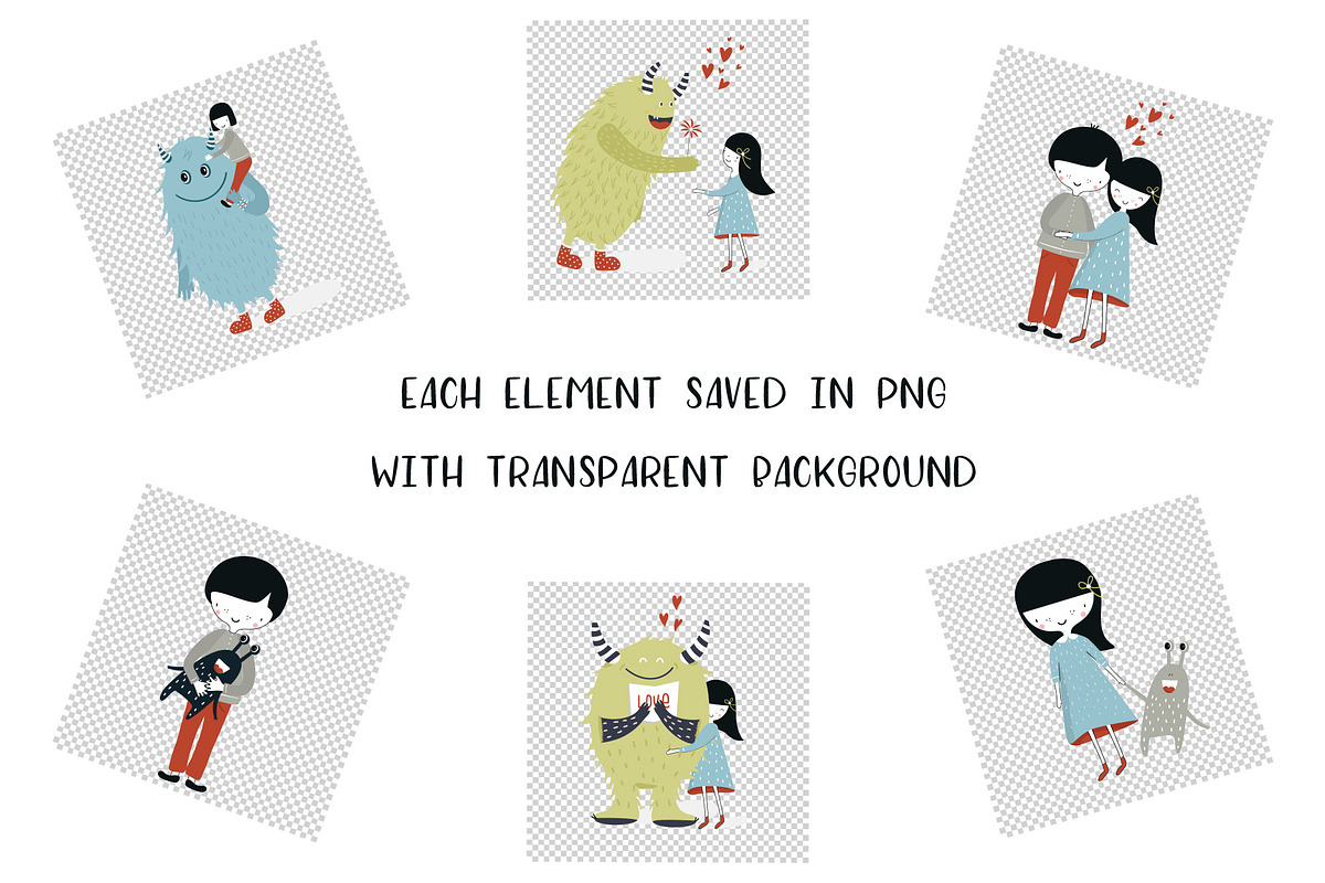 Kids and Monsters, an Animal Illustration by Oksana Stepova (Photo 10 of 11)