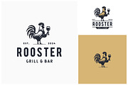 Rooster glass of wine Beverages logo, a Branding & Logo Template by Enola99d (Thumbnail 2 of 2)