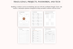 Website Planner And Workbook