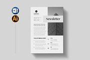Newsletter Template | Word, a Flyer Template by Pixelpick (Thumbnail 2 of 3)