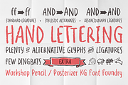 WORKSHOP Pencil, a Font by Posterizer KG (Thumbnail 5 of 6)