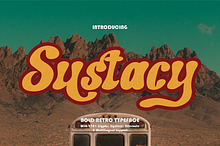 Sustacy | Retro Bold Typeface