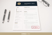 Attorney Resume template, Lawyer CV, a Resume Template by HIRED Design Studio (Thumbnail 6 of 11)