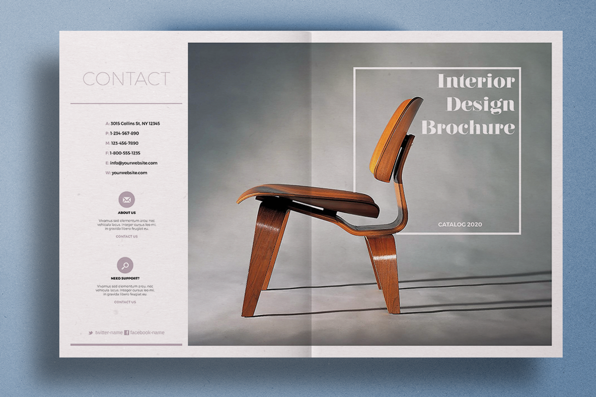 Interior Design Brochure, a Brochure Template by Boris Cupac (Photo 18 of 18)