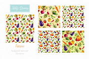 Vegetables. Watercolor, a Decorative Illustration by Ekaterina Mikheeva (Thumbnail 6 of 8)