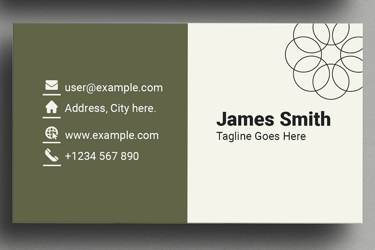 Simple Business Card Layout, a Business Card Template by ContestDesign (Photo 4 of 4)