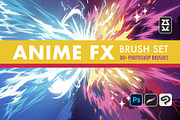 Anime FX Brush Set, a Brushes & More by Zsolt Kosa Art (Thumbnail 1 of 6)