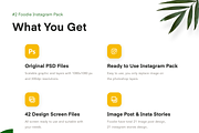 Foodie - Food Instagram Template, a Social Media Template by Designspace (Thumbnail 2 of 8)