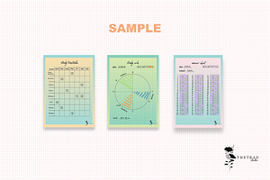 Mini Planner Study Template Digital