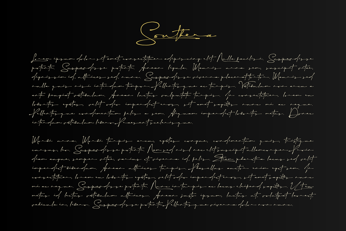 Southera, a Script Font by Mozyen Studio (Photo 8 of 9)