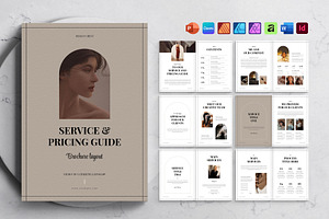 Service & Pricing Guide Template, a Magazine Template by DesignCrest