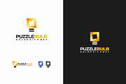 Set of Puzzle Idea Bulb Logo concept, a Branding & Logo Template by Lucky Creative (Thumbnail 2 of 5)