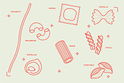 Italian Food Vector Illustrations, a Food Illustration by TheFoodAtlas (Thumbnail 4 of 16)
