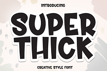 Super Thick | Script Font
