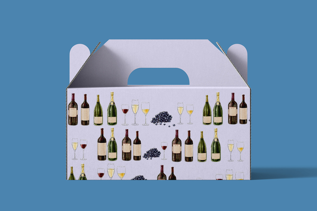 Wine artistic set, a Food Illustration by Schumacher Shop (Photo 5 of 8)