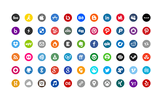 Basic Social Media Icons