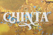 CHINTA, a Serif Font by Khoir (Thumbnail 1 of 12)
