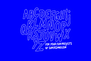 Still Weird | Hand Drawn Letters, a Handwritten Font by Supersimbo © (Thumbnail 6 of 8)