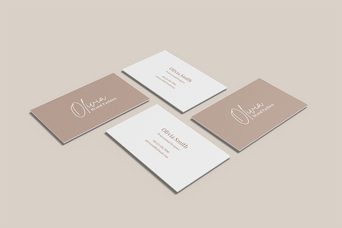 Business Card Mockup Bundles, a Business Card Template by Graphic Aesthetic (Photo 12 of 22)