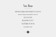 Von Bond - A Classy Sans Serif, a Sans Serif Font by Josh O. (Thumbnail 7 of 8)