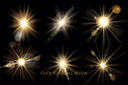 Lens flare effects, a Texture Graphic by SHMEL_Studio (Thumbnail 2 of 5)