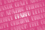 Franfu - font, a Font by Franco Fuentes (Thumbnail 1 of 5)