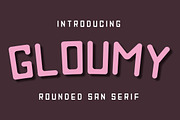 Gloumy | Rounded Typeface, a Sans Serif Font by Artiveko (Thumbnail 1 of 4)