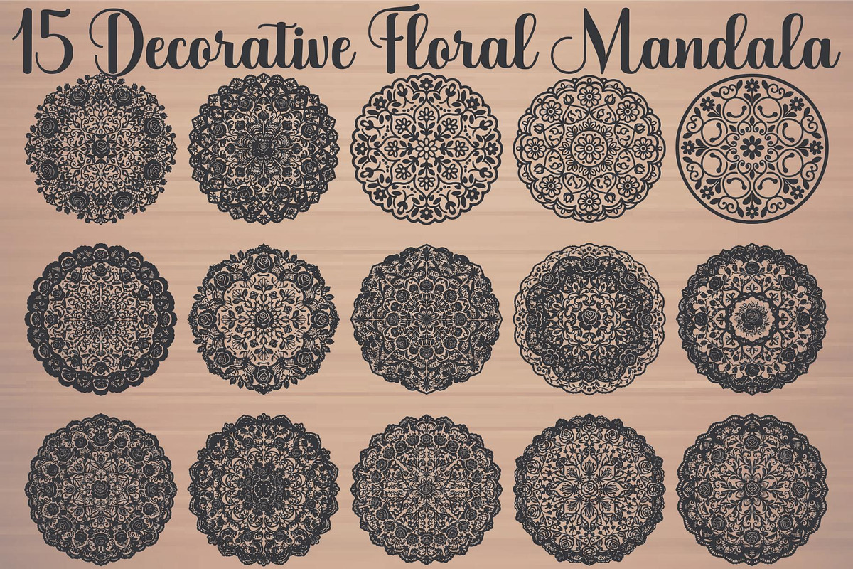 Decorative Floral Mandala, an Object Graphic by Gfx_Store (Photo 1 of 16)