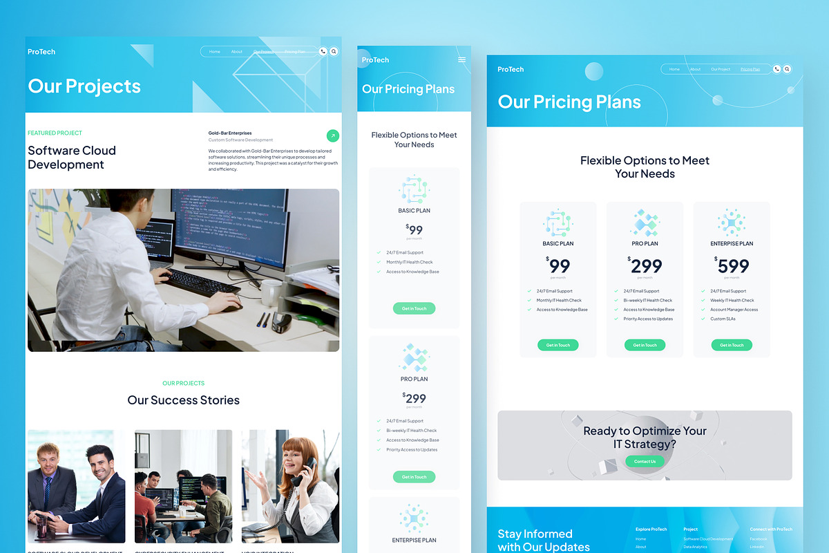 ProTech - IT Company Website Framer, a Websites & App Template by peterdraw (Photo 5 of 5)