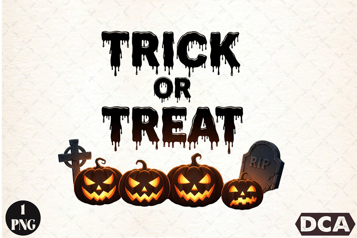 Halloween Png - Trick or Treat Png, an Illustration by DreamCafeArt (Photo 1 of 7)