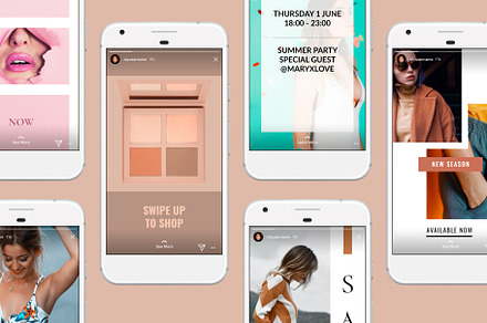 Instagram Stories Templates - PSD