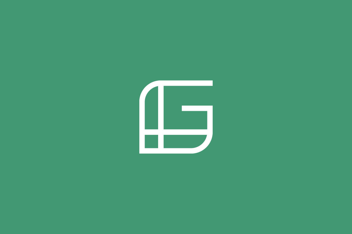 Modern LG Logo Minimal Green Branding preview 7