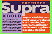 Supra Extended Fonts, a Sans Serif Font by Wiescher Design (Thumbnail 5 of 5)