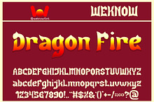 Dragon Fire font