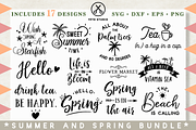 Spring Summer SVG Bundle | MB26, an Illustration by Craft House SVG (Thumbnail 1 of 3)