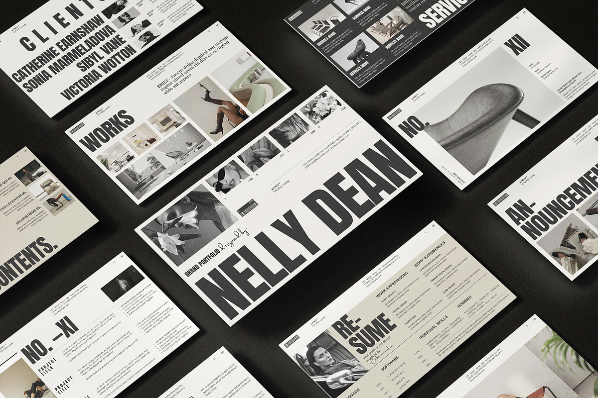 Brand Portfolio Presentation Template preview 2