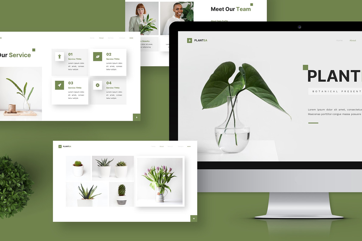 Plantea - Keynote Templates, a Presentation Template by Deepslide Studio (Photo 2 of 5)