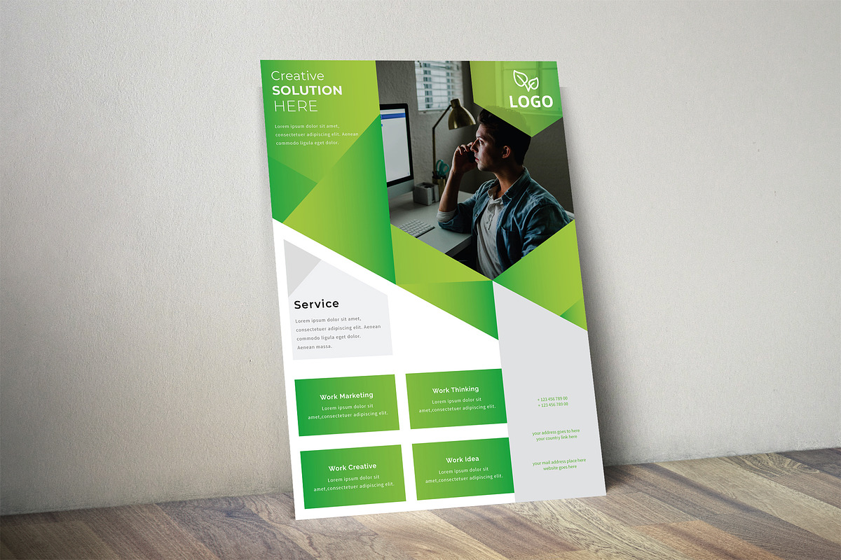 Corporate Business Flyer Template, a Flyer Template by UI_Expert (Photo 3 of 3)