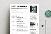 Creative Resume Template, a Resume Template by evgenystudio (Thumbnail 4 of 4)